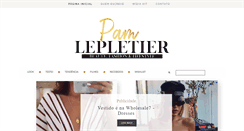 Desktop Screenshot of pamlepletier.com